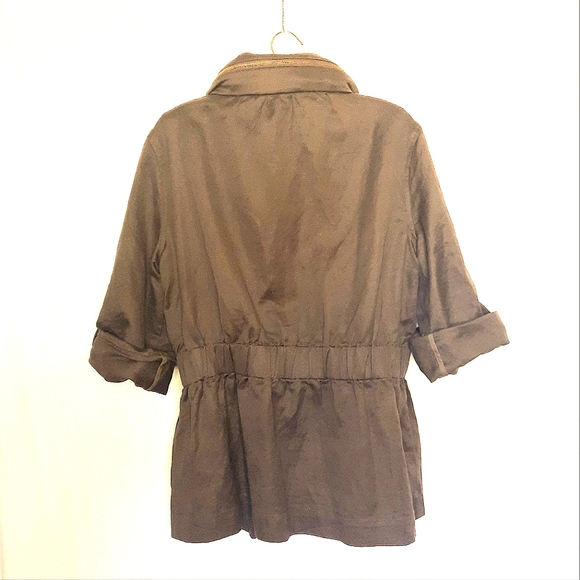 FRENCH CONNECTION Brown Linen Jacket - Picture 3 of 12